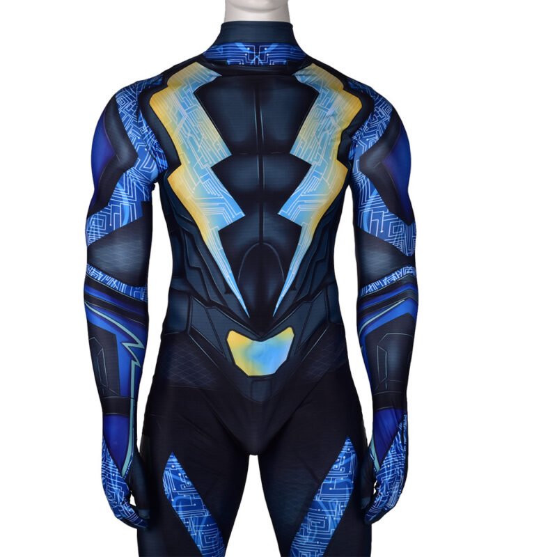 Men's kids Black Lightning superhero Costume Jefferson Pierce S2 Cosplay jumpsuit Halloween costume X'mas birthday Valentine's day gift toys - 图片 2