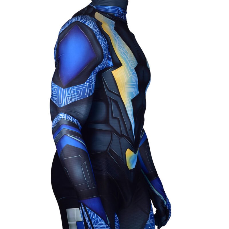 Men's kids Black Lightning superhero Costume Jefferson Pierce S2 Cosplay jumpsuit Halloween costume X'mas birthday Valentine's day gift toys - 图片 4