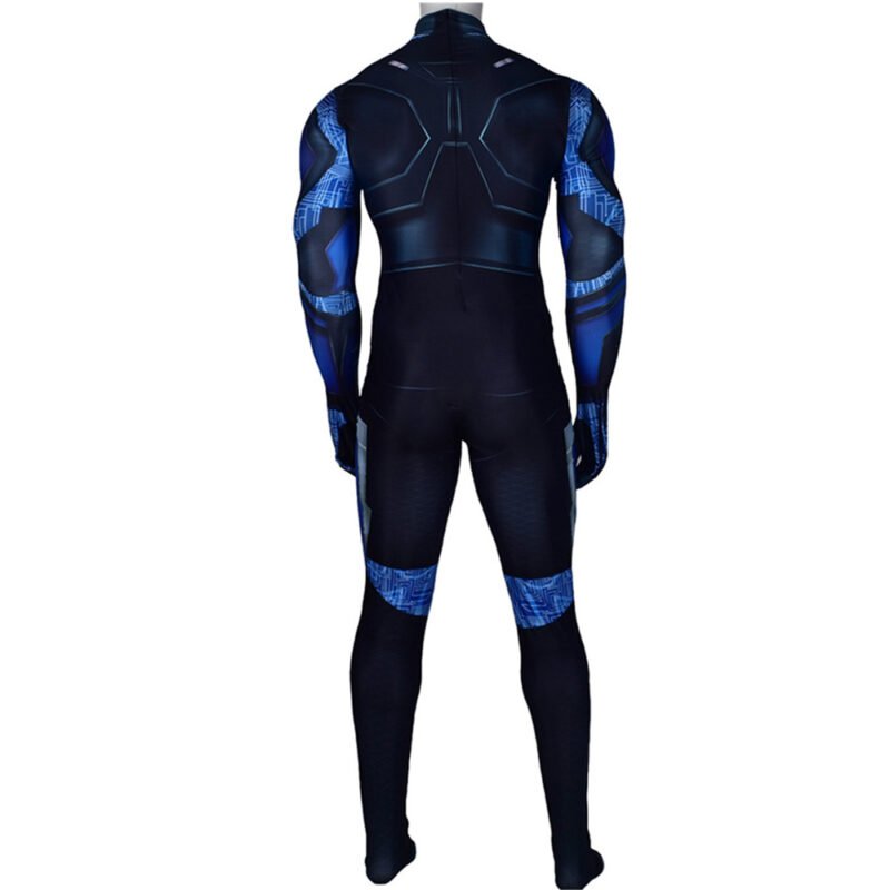 Men's kids Black Lightning superhero Costume Jefferson Pierce S2 Cosplay jumpsuit Halloween costume X'mas birthday Valentine's day gift toys - 图片 5