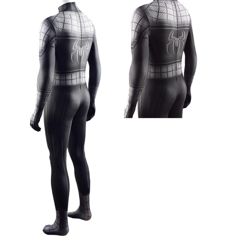 Boys Men's Black Spiderman Costume Cosplay Halloween x'mas christmas birthday gift toys party make-up outfit - Image 3