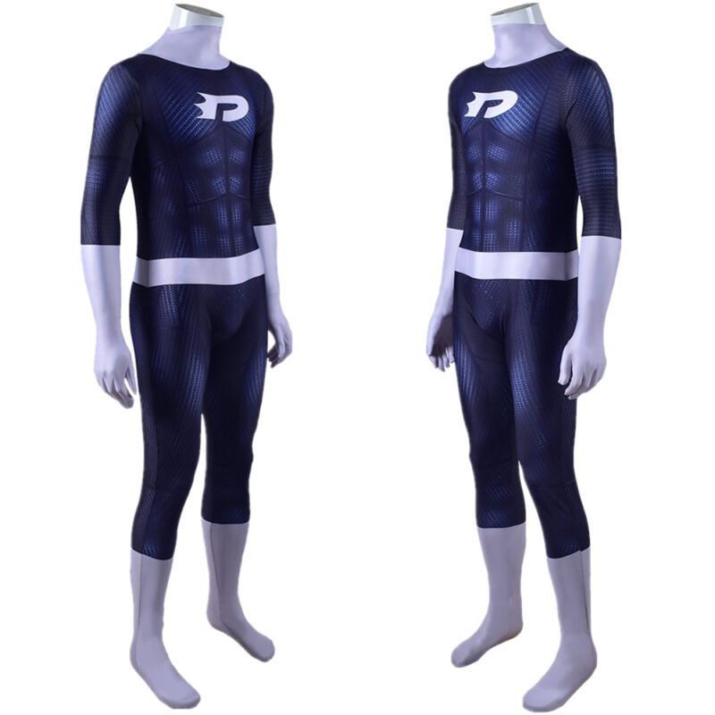 Danny Phantom Superhero Cosplay Costume Zentai Fullbody Anime Danny Phantom Jumpsuits Halloween christmas gift toys outfit - immagine 4