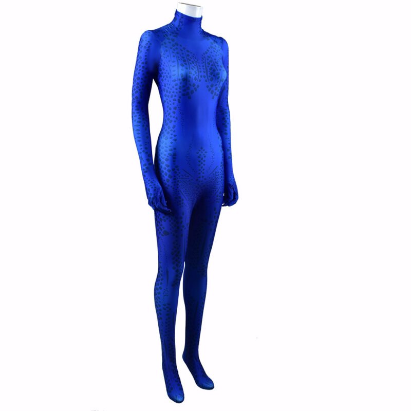 Women's X-Men: Dark Phoenix cosplay Mystique Raven Halloween costume full set superhero X'mas Valentine's day birthday gift toys - Image 4