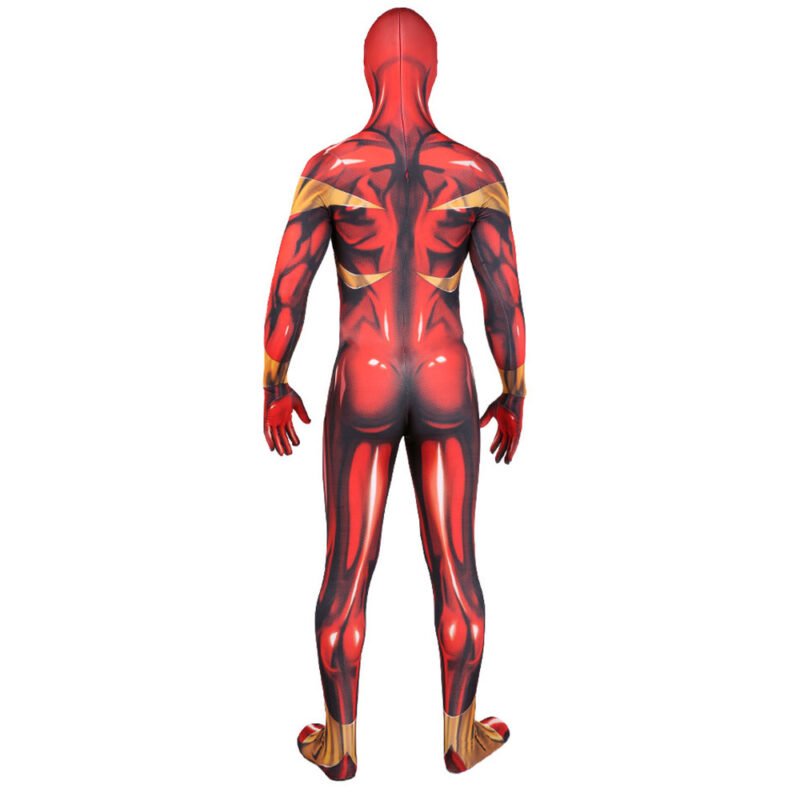 Kids Men's Spider-Man Iron Cosplay Costume Spiderman Superhero Bodysuit Jumpsuits Halloween make-up costume xmas christmas gift toys outfit - immagine 6