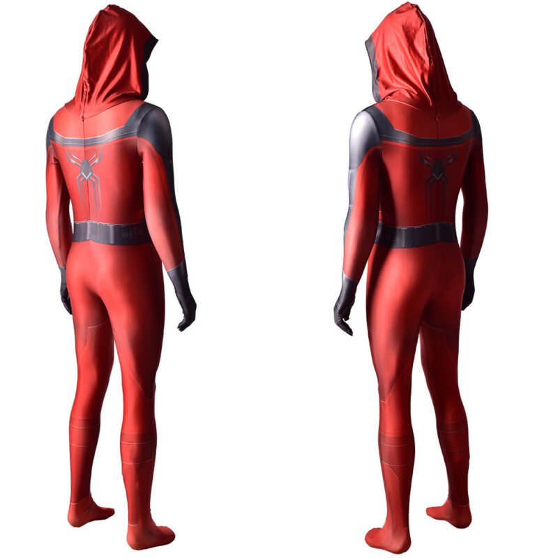 Spider-man jumpsuit outfit red cosplay superhero costume halloween costume x'mas christmas birthday gift toys make-up outfit bodysuit – Image 3