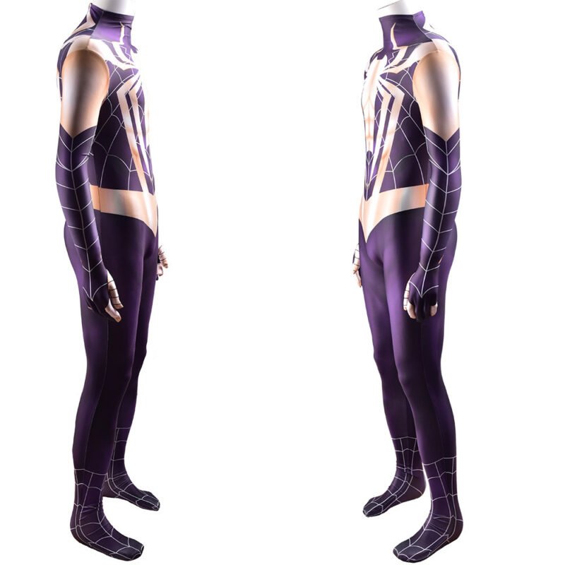 Spider-Man PS4 Black Stealth Big Time Suit Cosplay Halloween costume Xmas birthday Valentine’s day gift toys comic-con outfit - Image 5