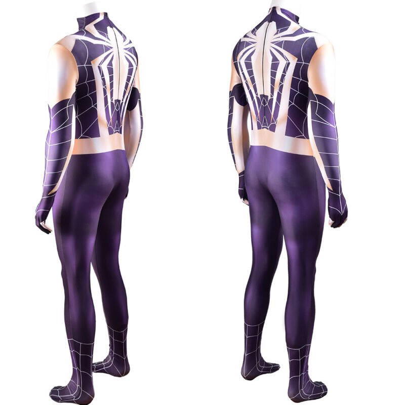Spider-Man PS4 Black Stealth Big Time Suit Cosplay Halloween costume Xmas birthday Valentine’s day gift toys comic-con outfit - Image 6