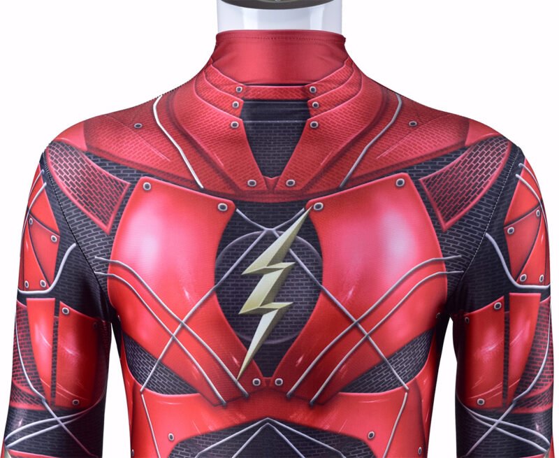 Kids Men's Justice League Movie The Flash Barry Allen Cosplay Halloween costume Xmas birthday Valentine's day gift toys comic-con outfit - immagine 3