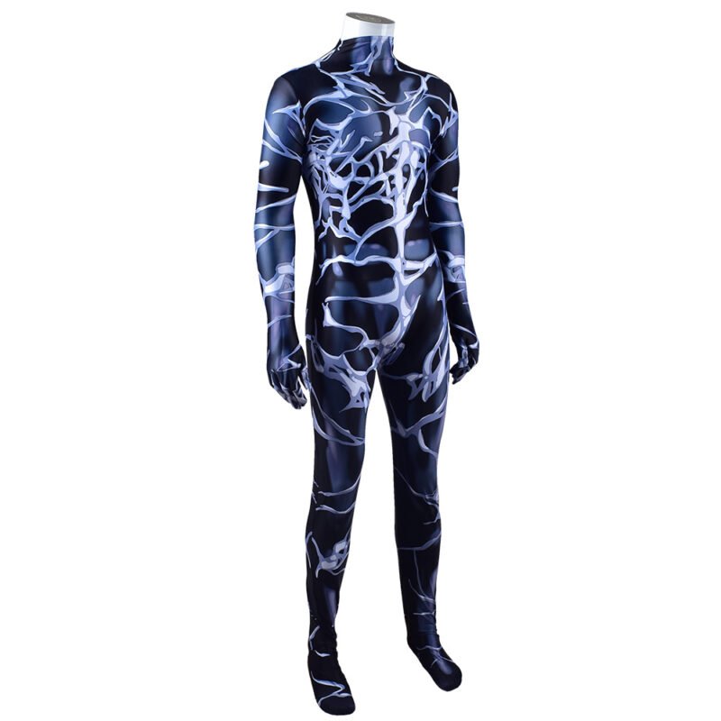Kids Men's Black Venom Carnage Spider-Man jumpsuit suit Halloween costume X'mas birthday Valentine's day gift toys comic-con outfit - immagine 3