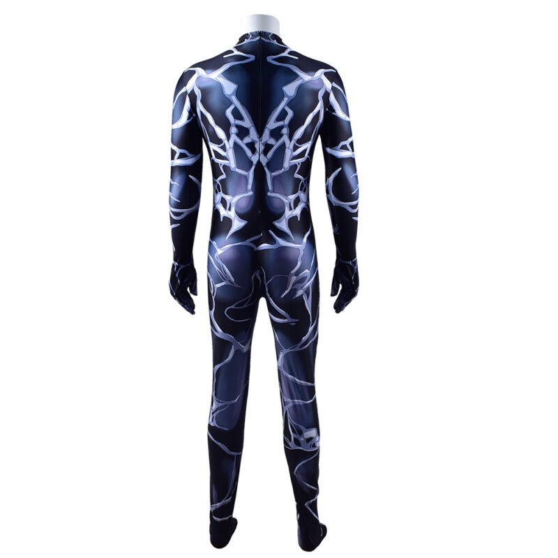 Kids Men's Black Venom Carnage Spider-Man jumpsuit suit Halloween costume X'mas birthday Valentine's day gift toys comic-con outfit - immagine 4