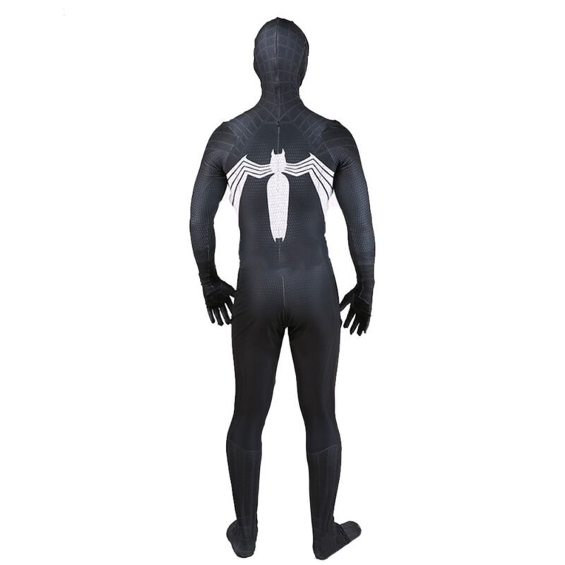 Venom Spider-Man Symbiote Jumpsuit Spiderman Cosplay Costume Halloween make-up costume xmas gift toys outfit - immagine 5