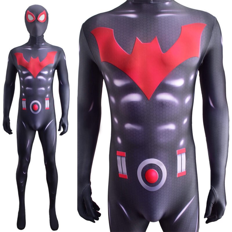 Crossover Batman Beyond Spiderman body Cosplay Costume Halloween X’mas Valentine’s day birthday gift comic-con game outfit - Image 2