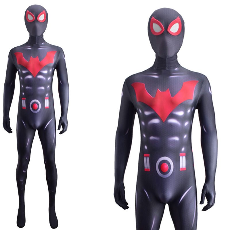 Crossover Batman Beyond Spiderman body Cosplay Costume Halloween X’mas Valentine’s day birthday gift comic-con game outfit - Image 3