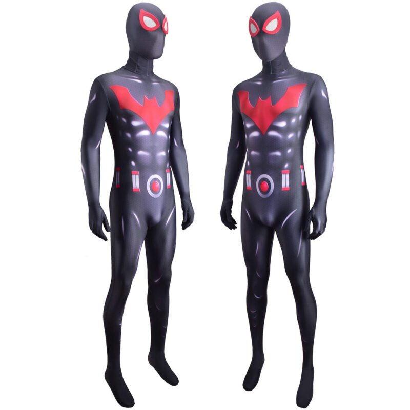 Crossover Batman Beyond Spiderman body Cosplay Costume Halloween X’mas Valentine’s day birthday gift comic-con game outfit - Image 5