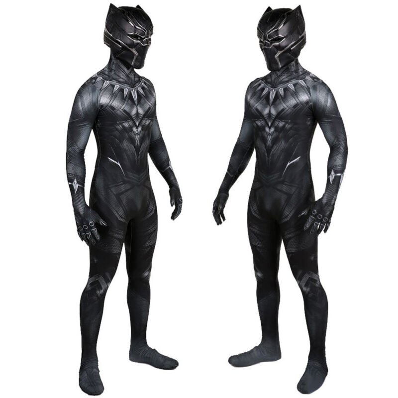Black Panther Costume Cosplay Costume Halloween X’mas Valentine’s day birthday gift comic-con game outfit - Image 3