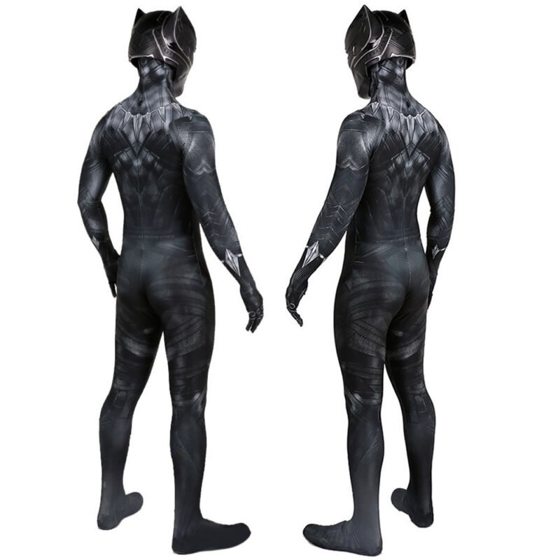 Black Panther Costume Cosplay Costume Halloween X’mas Valentine’s day birthday gift comic-con game outfit - Image 4