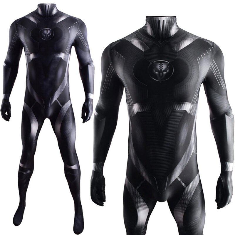 Wakanda Forever Superheros Black Panther Cosplay Costume Halloween X’mas Valentine’s day birthday gift comic-con game outfit - Image 4