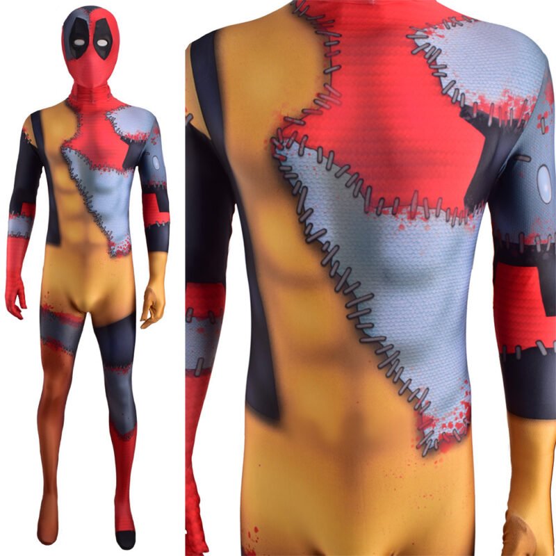 True Believers: Evil Deadpool Costume Wade Wilson Cosplay Costume Halloween X’mas Valentine’s day birthday gift comic-con game outfit - Image 2