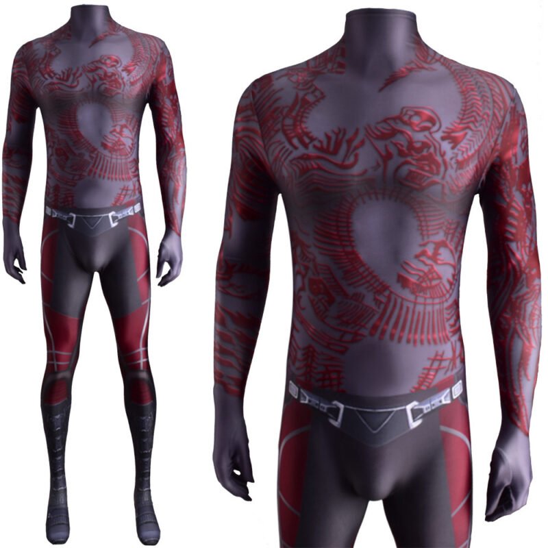 Guardians of the Galaxy Drax the Destroyer Costume Cosplay Costume Halloween X’mas Valentine’s day birthday gift comic-con game outfit - Image 3
