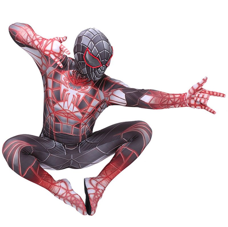 Miles Morales Costume PS5 Spider-Man Programmable Matter Cosplay Costume Halloween X’mas Valentine’s day birthday gift comic-con game outfit - Image 2