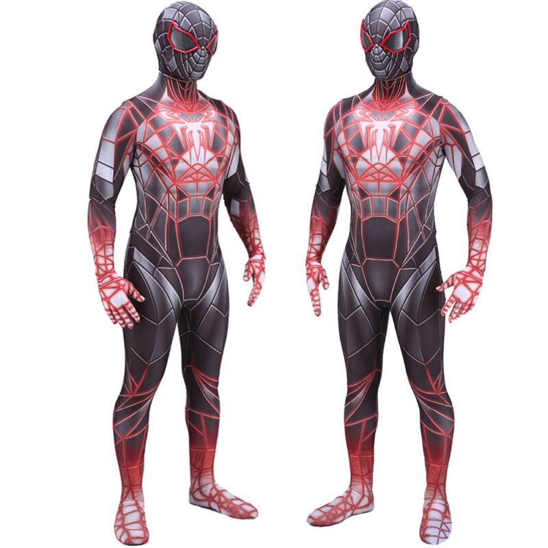 Miles Morales Costume PS5 Spider-Man Programmable Matter Cosplay Costume Halloween X’mas Valentine’s day birthday gift comic-con game outfit - Image 4
