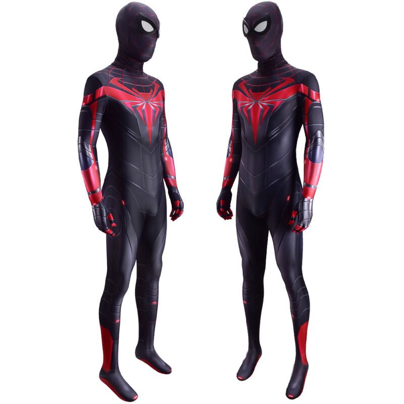 PS5 Spider-Man Miles Morales Advanced Tech Suit Cosplay Costume Halloween X’mas Valentine’s day birthday gift comic-con game outfit - Image 2