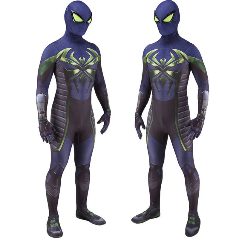 PS5 Spider-Man Miles Morales Costume Purple Reign Cosplay Costume Halloween X’mas Valentine’s day birthday gift comic-con game outfit - Image 2