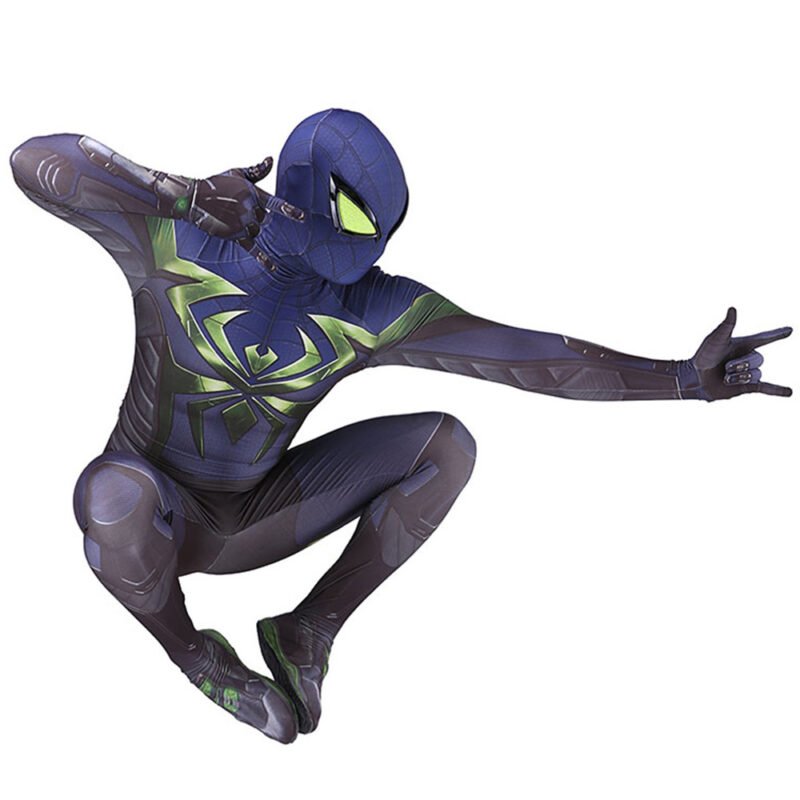 PS5 Spider-Man Miles Morales Costume Purple Reign Cosplay Costume Halloween X’mas Valentine’s day birthday gift comic-con game outfit - Image 9