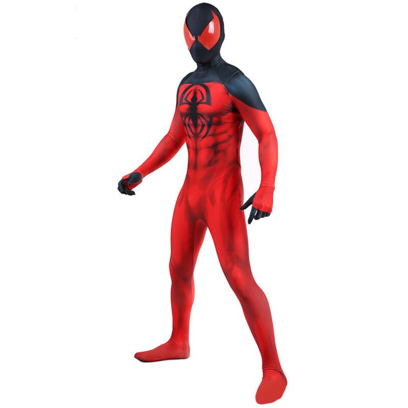 Scarlet Spider-Man Jumpsuit Spiderman Bodysuit Cosplay Costume Halloween X’mas Valentine’s day birthday gift comic-con game outfit - Image 3