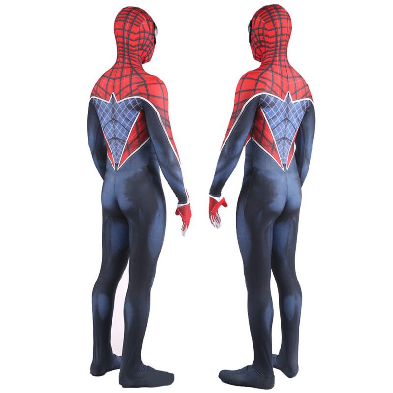 Spider Man PS4 Spider-Punk Cosplay Costume Halloween X’mas Valentine’s day birthday gift comic-con game outfit - Image 2