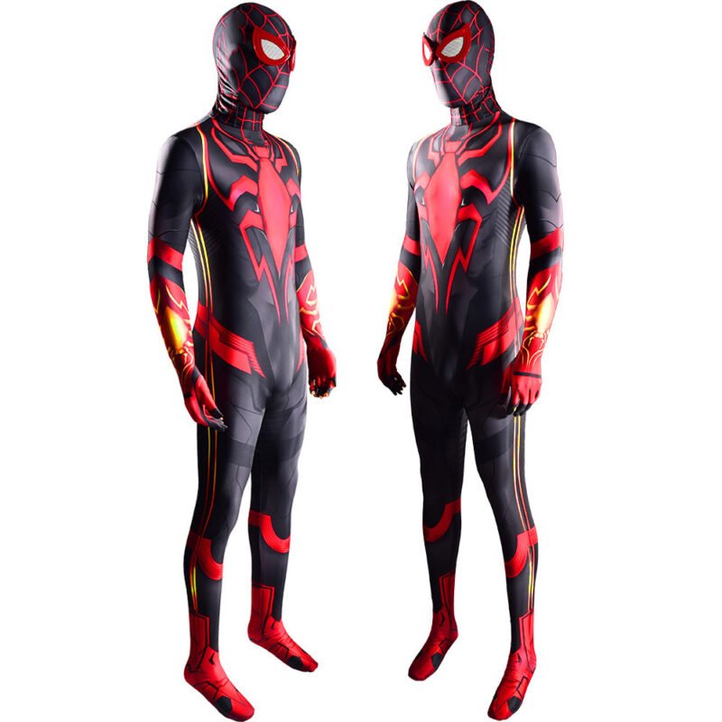 Spider-Man Miles Morales Overall maskierter Reiter Kamen Cosplay Costume Halloween X'mas Valentine's day birthday gift comic-con game outfit - Image 2