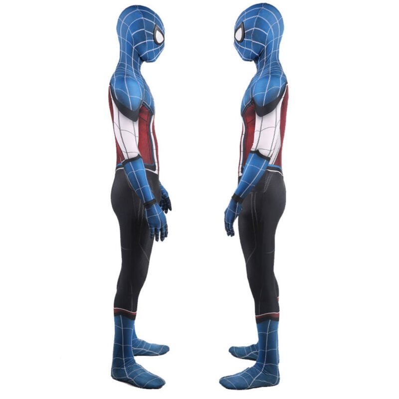 Spider-Man Captain America Jumpsuit Spiderman Cosplay Costume Halloween X'mas Valentine's day birthday gift comic-con game outfit - Image 5
