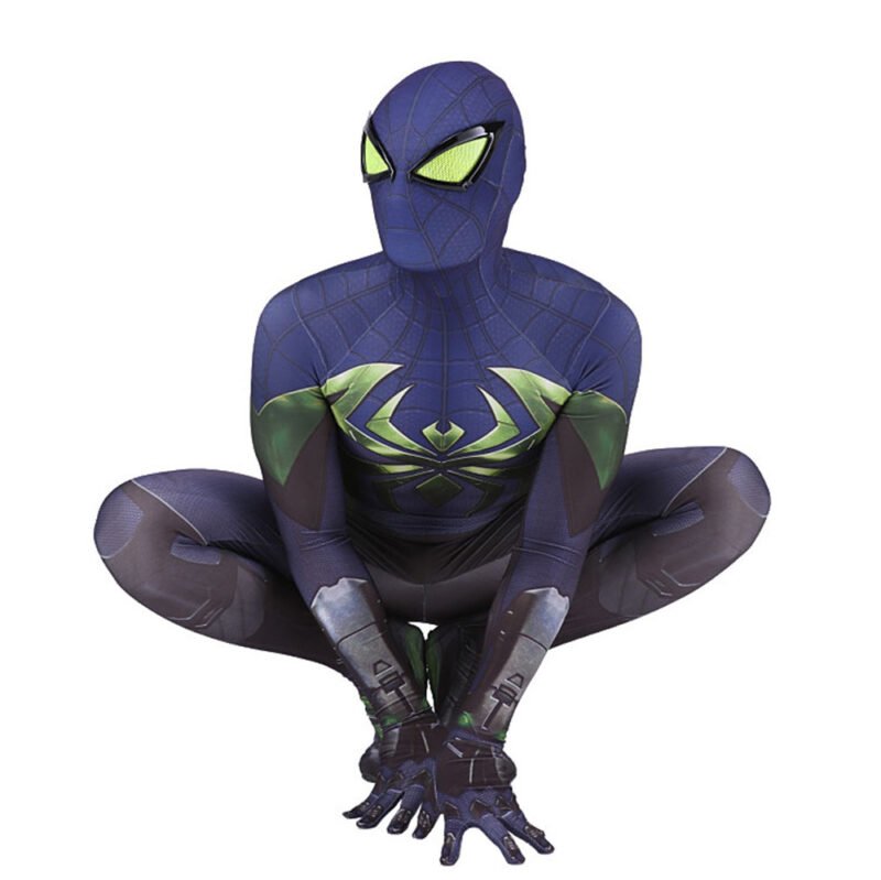 PS5 Spider-Man Miles Morales Costume Purple Reign Cosplay Costume Halloween X’mas Valentine’s day birthday gift comic-con game outfit - Image 5