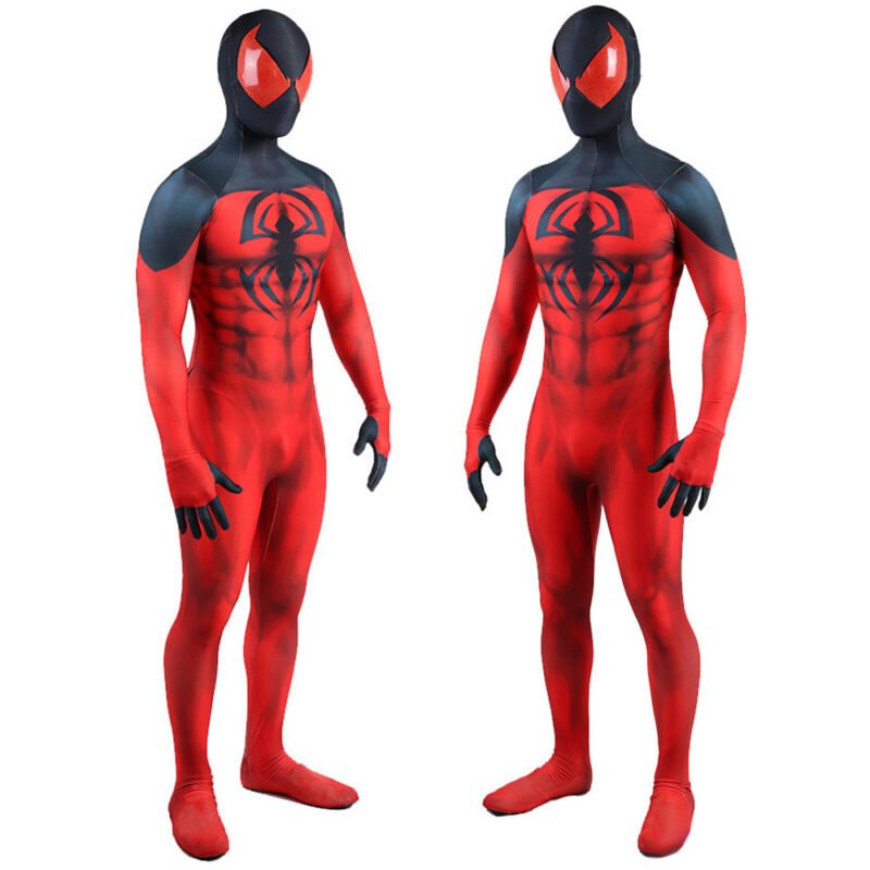 Scarlet Spider-Man Jumpsuit Spiderman Bodysuit Cosplay Costume Halloween X’mas Valentine’s day birthday gift comic-con game outfit - Image 5