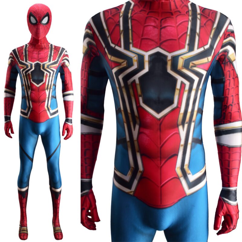 Spider-man PS4 Costume Cosplay MCU The Iron Spider Cosplay Costume Halloween X’mas Valentine’s day birthday gift comic-con game outfit - Image 3