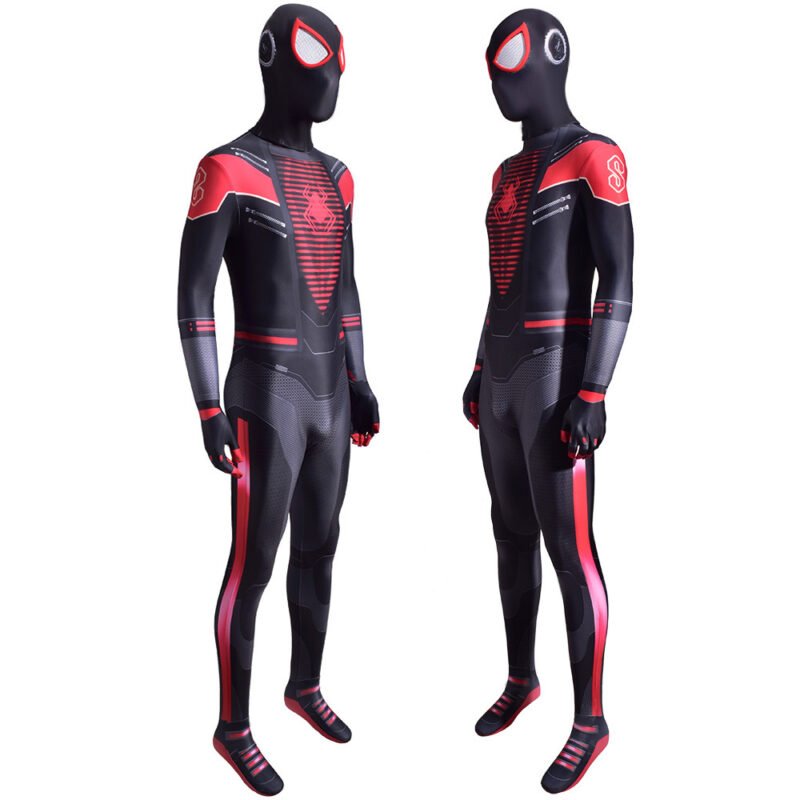 PS5 Miles Morales Spider-Man Jumpsuit Spiderman Cosplay Costume Halloween X'mas Valentine's day birthday gift comic-con game outfit - Image 4