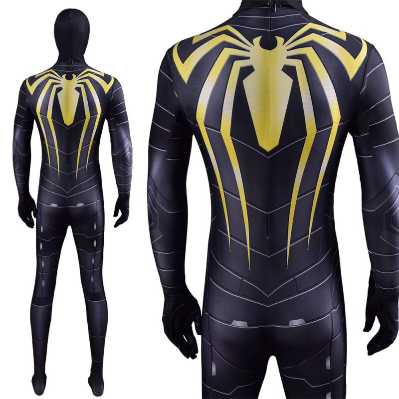 PS4 Spider-Man Anti Ock Jumpsuit Spiderman Cosplay Costume Halloween X'mas Valentine's day birthday gift comic-con game outfit - Image 5