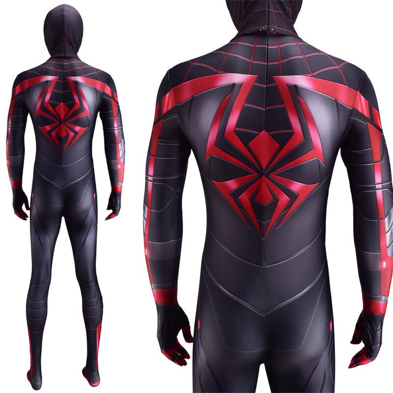 PS5 Spider-Man Miles Morales Advanced Tech Suit Cosplay Costume Halloween X’mas Valentine’s day birthday gift comic-con game outfit - Image 6