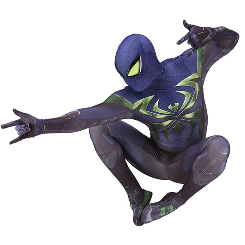 PS5 Spider-Man Miles Morales Costume Purple Reign Cosplay Costume Halloween X’mas Valentine’s day birthday gift comic-con game outfit - Image 8