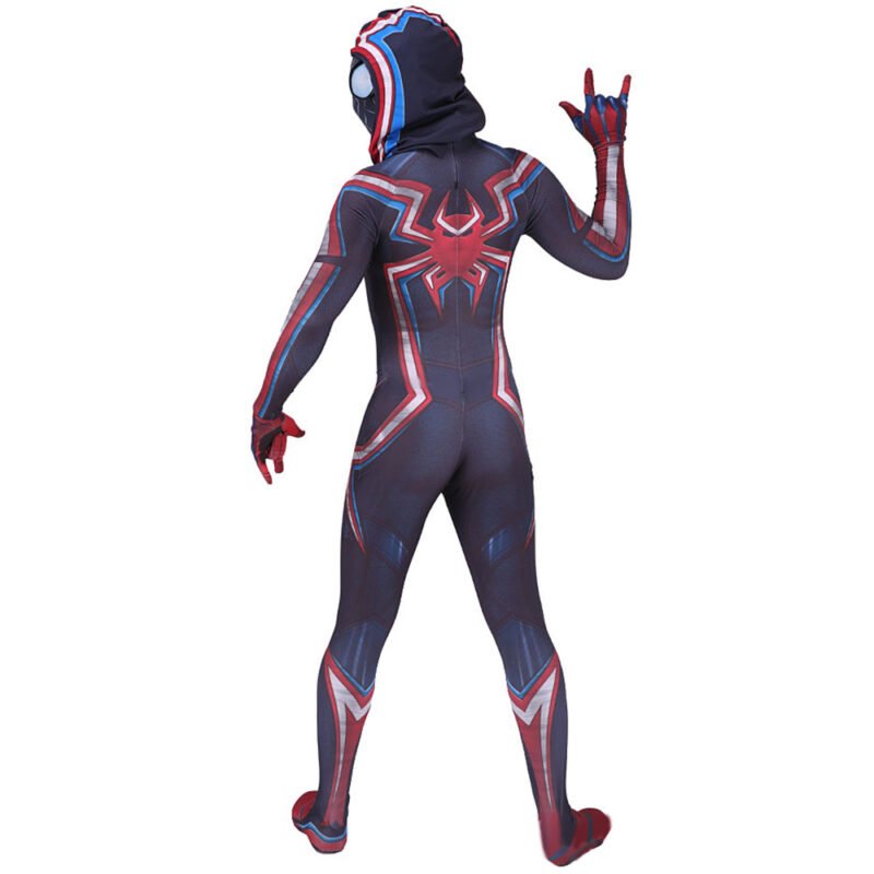 PS5 2099 Miles Morales Spider-Man Jumpsuit Spiderman Cosplay Costume Halloween X’mas Valentine’s day birthday gift comic-con game outfit - Image 7