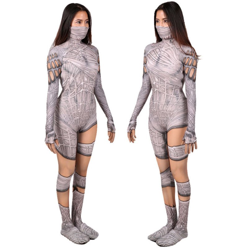 Spider Man Costume Silk Cindy Moon White Suit Cosplay Costume Halloween X’mas Valentine’s day birthday gift comic-con game outfit - Image 3