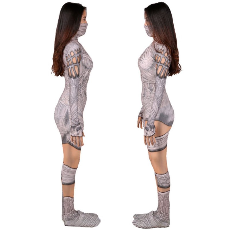 Spider Man Costume Silk Cindy Moon White Suit Cosplay Costume Halloween X’mas Valentine’s day birthday gift comic-con game outfit - Image 4