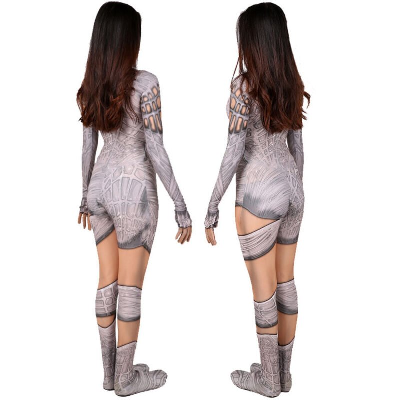 Spider Man Costume Silk Cindy Moon White Suit Cosplay Costume Halloween X’mas Valentine’s day birthday gift comic-con game outfit - Image 5