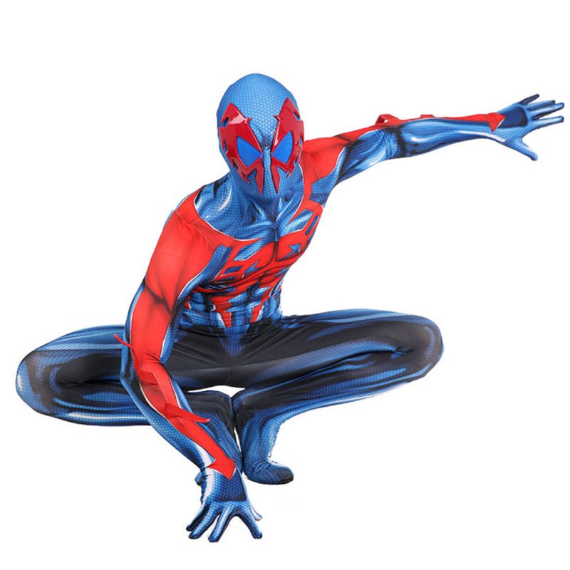 Spider-Man 2099 Miguel O'Hara Cosplay Costume Into the Spider-Verse Halloween X’mas Valentine’s day birthday gift comic-con game outfit - Image 2