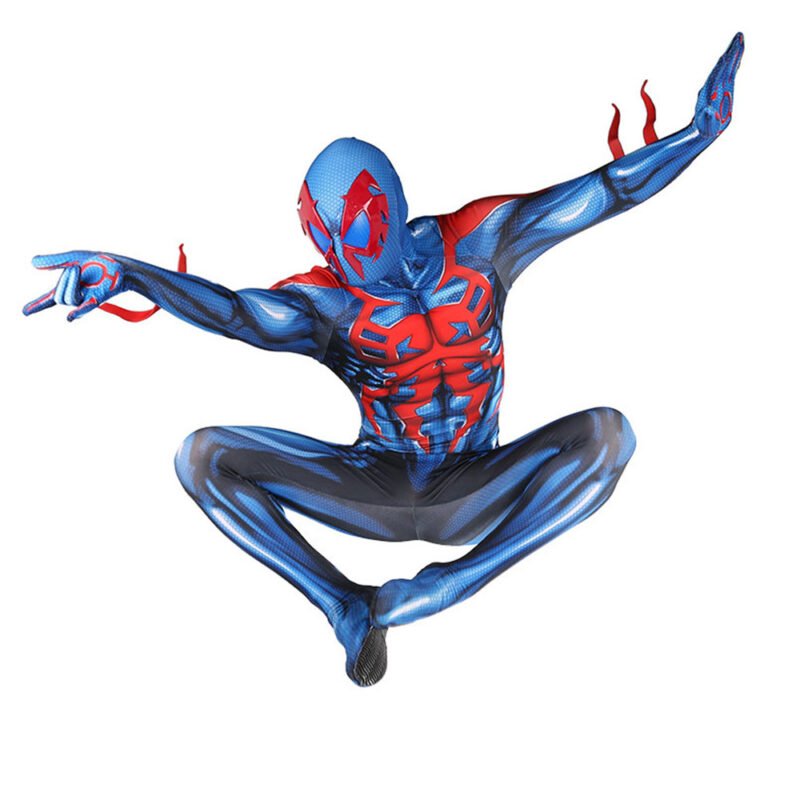 Spider-Man 2099 Miguel O'Hara Cosplay Costume Into the Spider-Verse Halloween X’mas Valentine’s day birthday gift comic-con game outfit - Image 4
