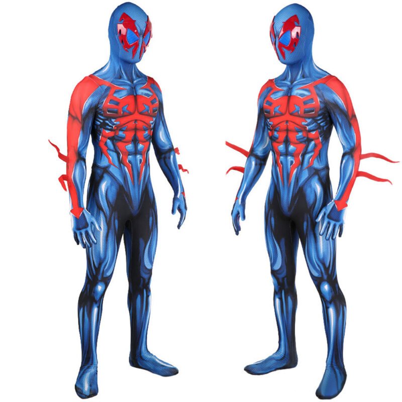 Spider-Man 2099 Miguel O'Hara Cosplay Costume Into the Spider-Verse Halloween X’mas Valentine’s day birthday gift comic-con game outfit - Image 5