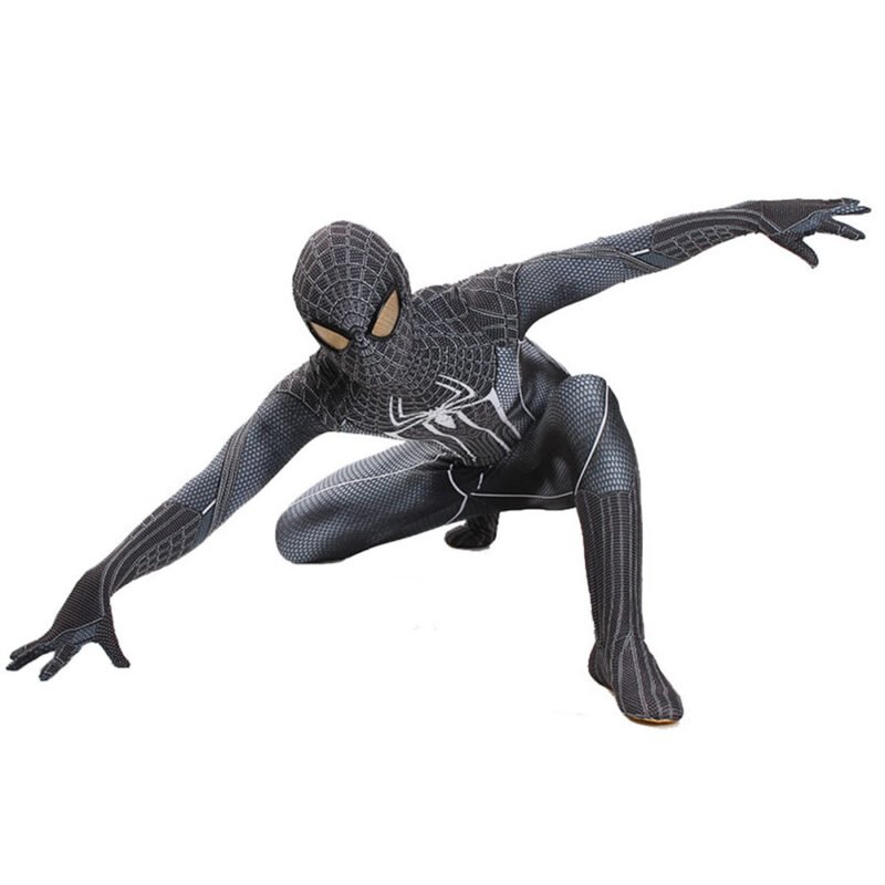 The Amazing Spider-Man 3 Black Venom Cosplay Costume Halloween X’mas Valentine’s day birthday gift comic-con game outfit - Image 4