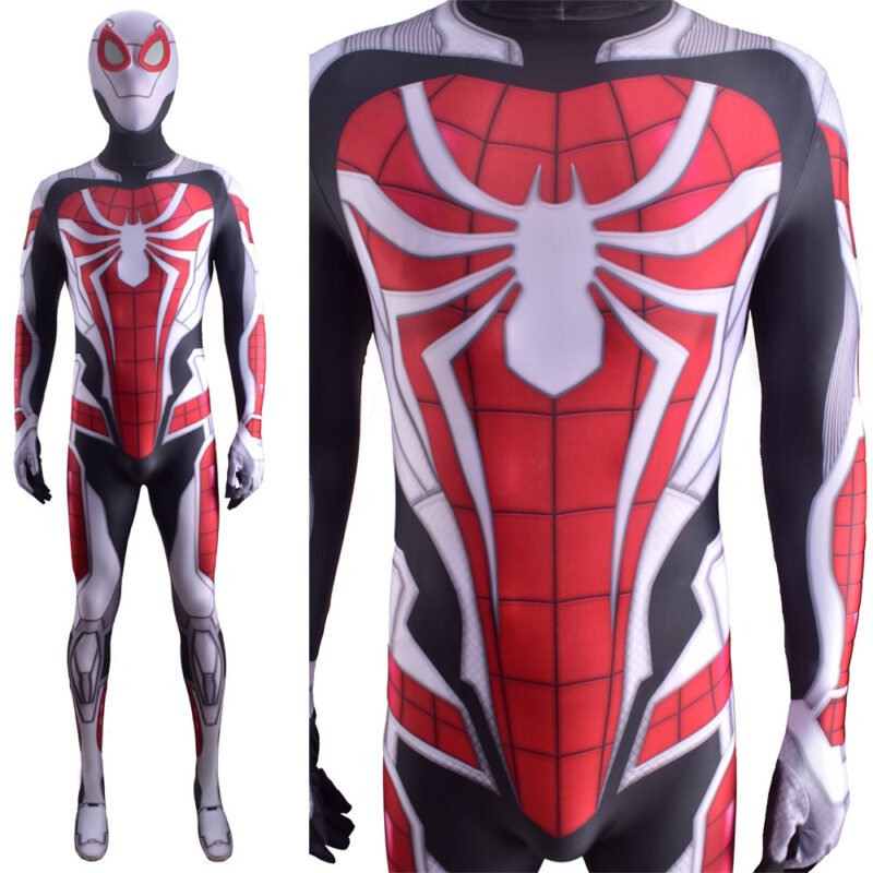 PS5 Spider-Man Remastered Armored Advanced Cosplay Costume Halloween X’mas Valentine’s day birthday gift comic-con game outfit - Image 3