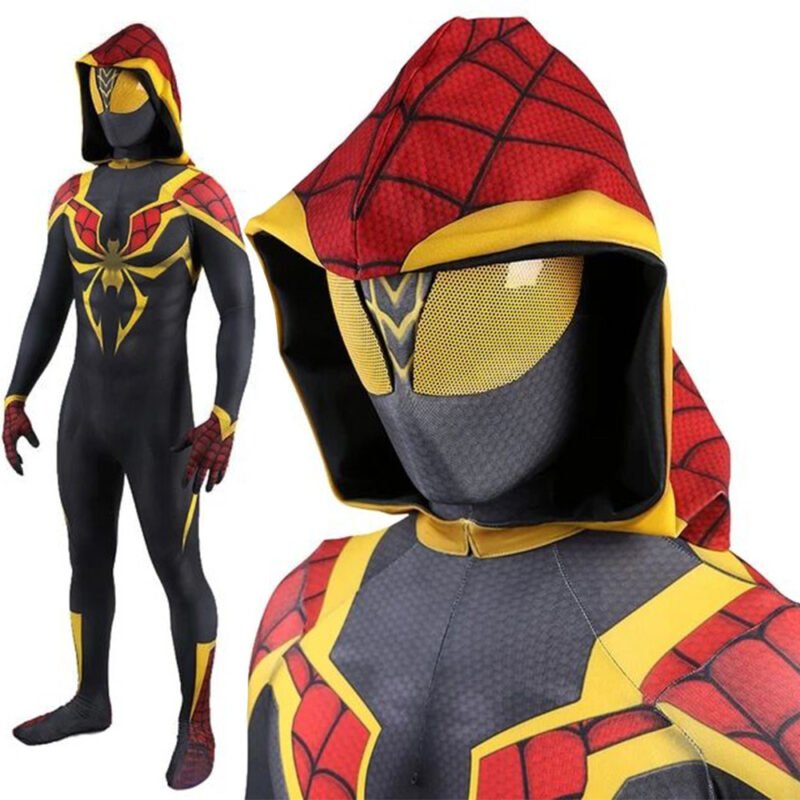New Iron Spider-Man Jumpsuit Spiderman Bodysuit Cosplay Costume Halloween X'mas Valentine's day birthday gift comic-con game outfit - Image 4