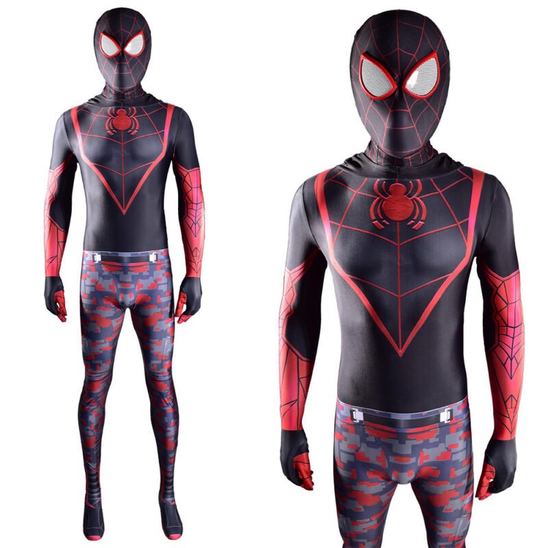 Miles Morales Costume PS5 Marvel's Spider-Man The End Cosplay Costume Halloween X'mas Valentine's day birthday gift comic-con game outfit - Image 4