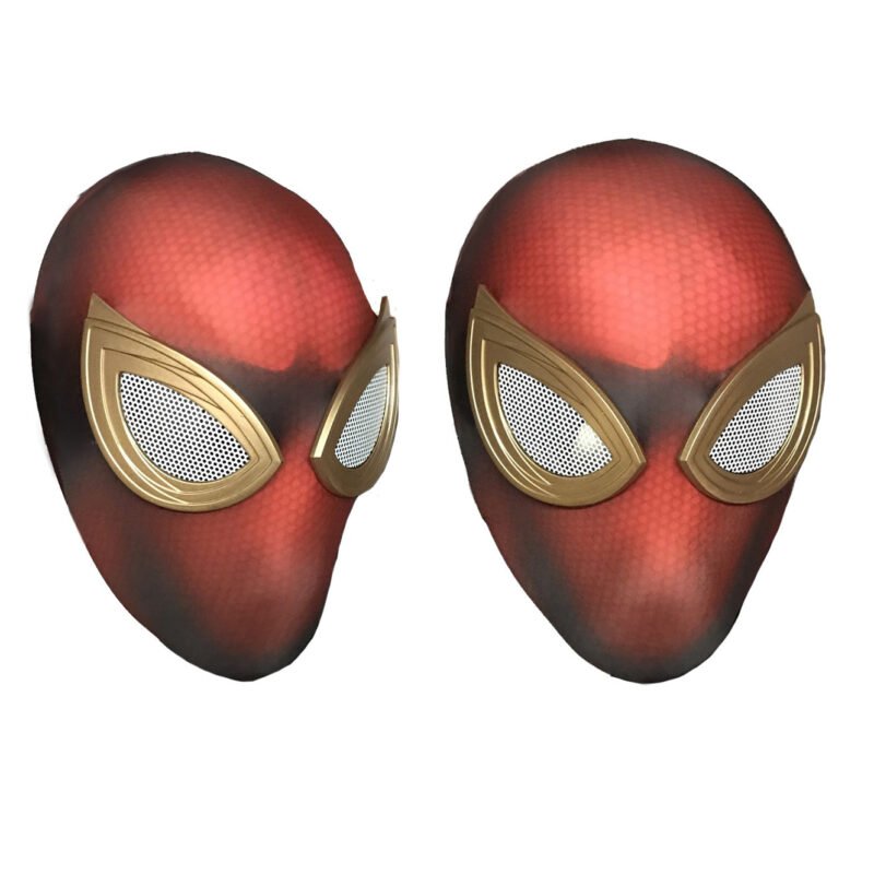 New Golden Iron Spider-Man Jumpsuit Spiderman Cosplay Costume Halloween X'mas Valentine's day birthday gift comic-con game outfit - Image 5